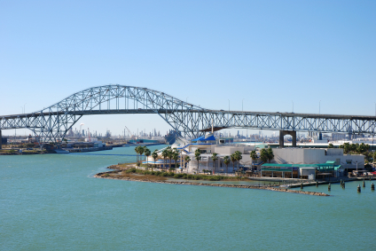 Bridge at Texas State Aquarium Corpus Christi Texas USA