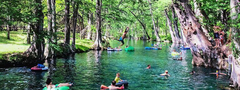 Blue Hole Park Swimming- Wimberley
