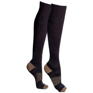 Copper Compression Knee High Recovery Support Socks