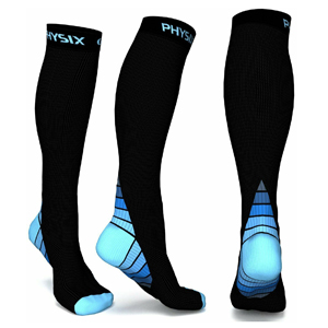 Physix Gear Sport Compression Socks for Men & Women