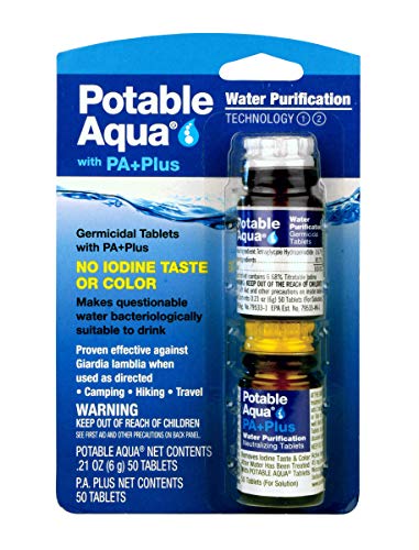 Potable Aqua Water Purification Tablets