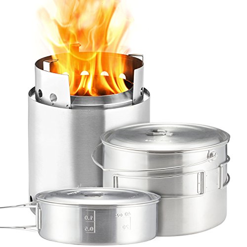 Solo Stove Campfire 2 Pot Set Combo