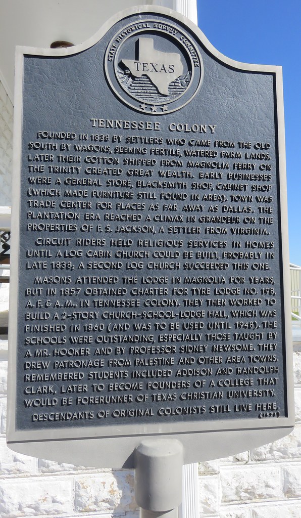 Tennessee Colony Marker (Tennessee Colony, Texas) | Tennesse… | Flickr