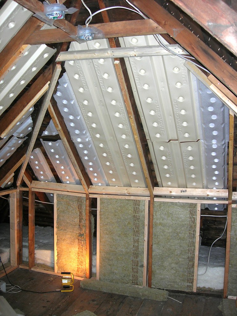 Insulating an attic