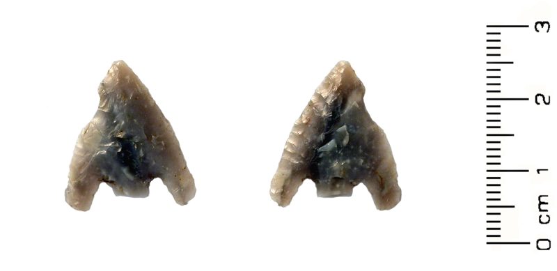 Bronze Age barbed and tanged arrowhead