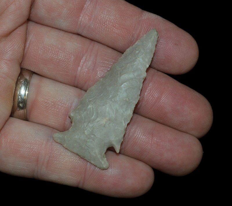 Side notched arrowhead